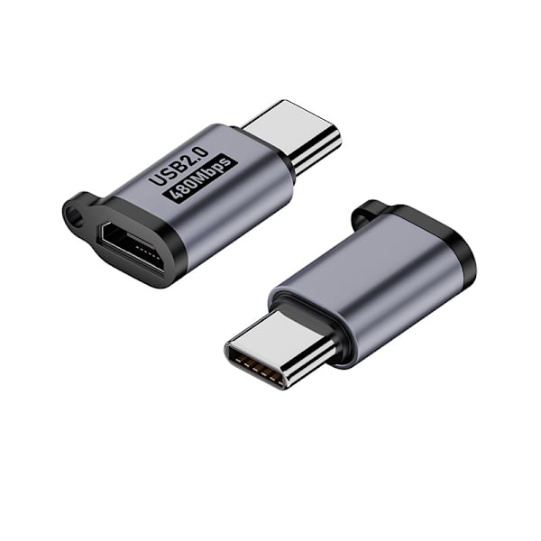 Micro USB hun til Type-C han adapter (3-pak) - Hurtig opladning og dataoverførsel
