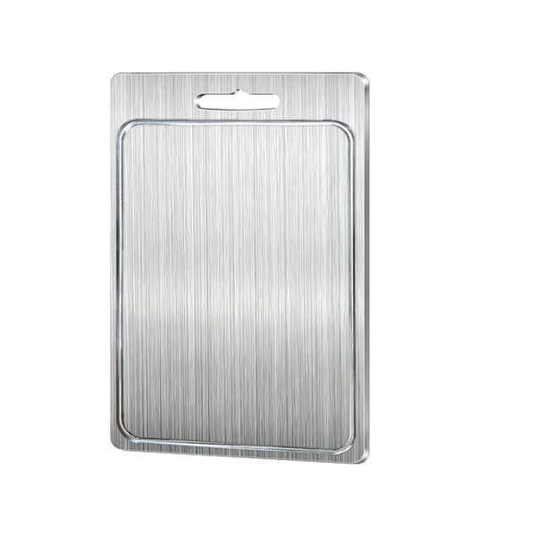 Dobbeltsidet skærebræt i rustfrit stål L L