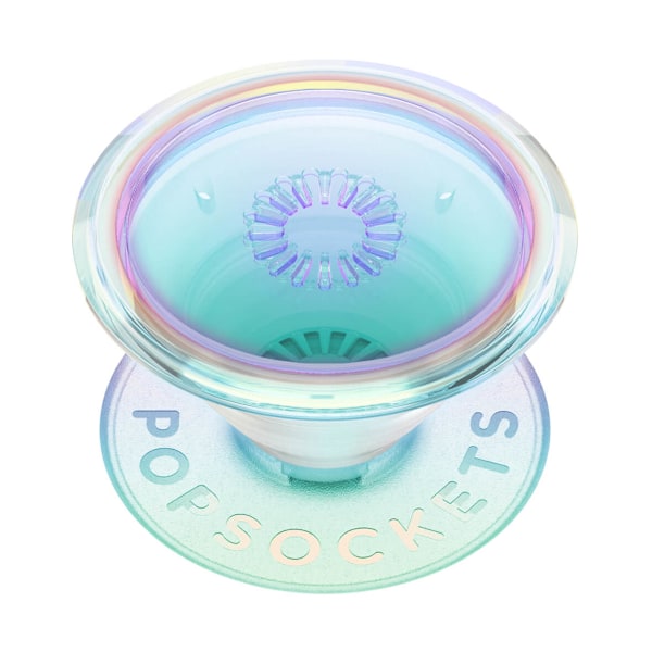 Matkapuhelimenpidike PopGrip Original Clear Iridescent