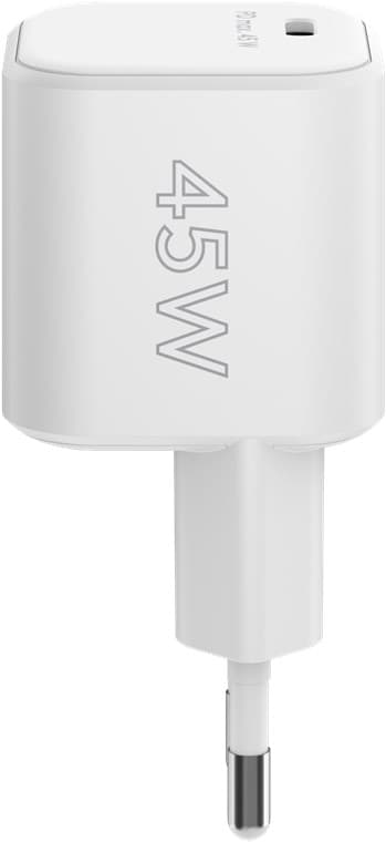 USB-C™ PD GaN hurtigoplader Nano (45 W) hvid