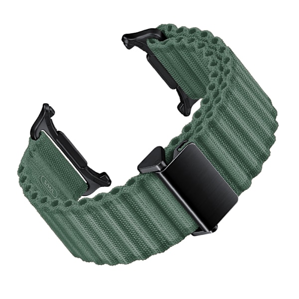 Militärgrönt nylonarmband för Samsung Galaxy Watch Grön