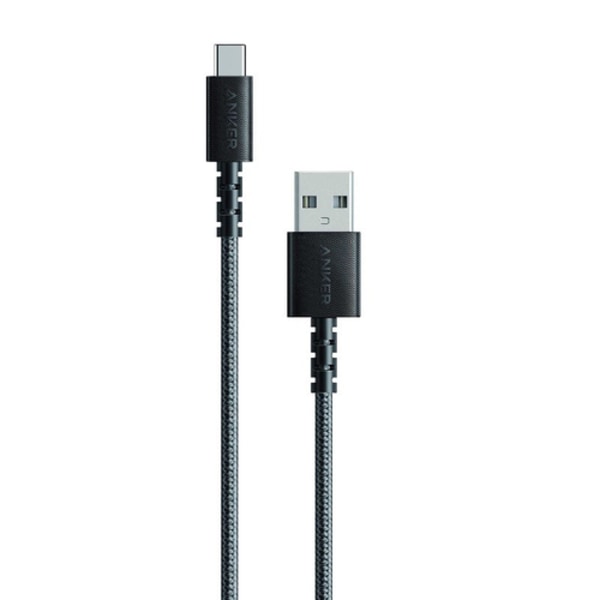 Anker Powerline Select+, 1,82 m, USB C, USB A, 480 Mbit/s, Svart