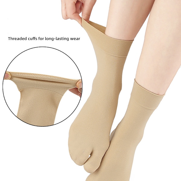 Kaksivarvassukkahousut Toe Separator sukat Beige