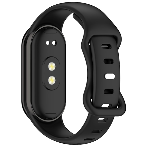 Silikonarmband för Xiaomi Mi Band 9/8 Svart