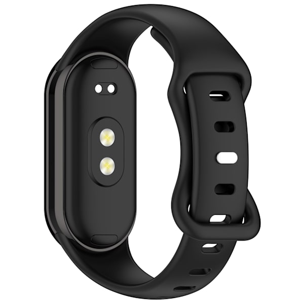 Silikone urrem til Xiaomi Mi Band 9/8 Sort