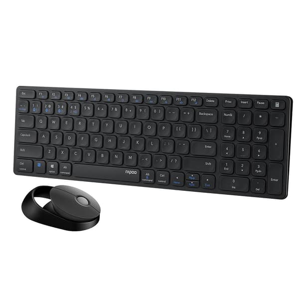 Tastatur/mus-sæt 9750M Multi-Mode Trådløs Mørkegrå