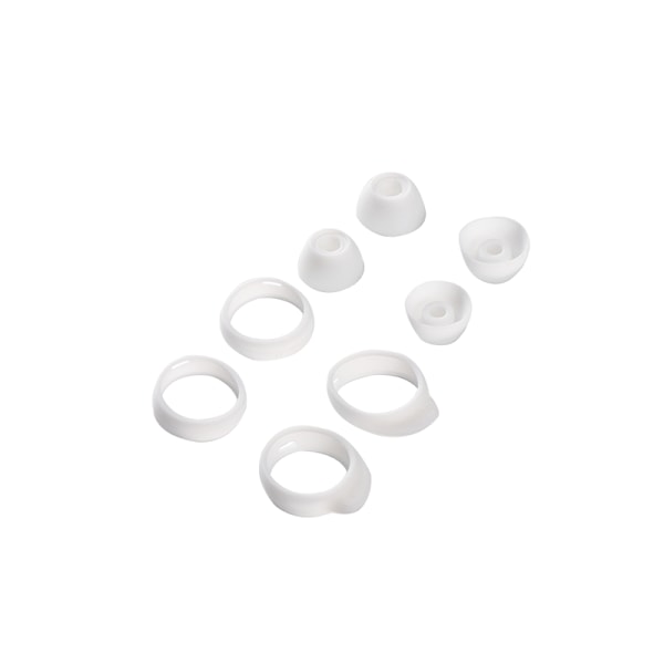 8-pack öronkuddar för Samsung SM-R170 Galaxy Buds Vit