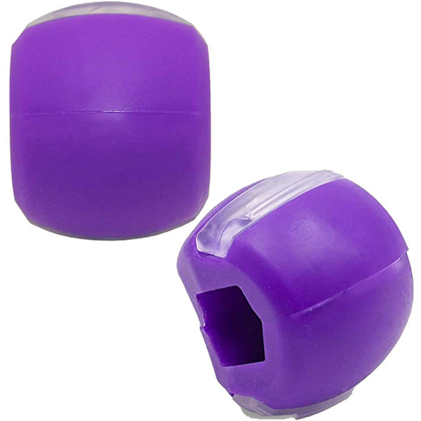 Jawline exerciser käktränare silikon Lila