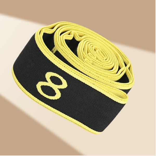Segmenterad Stretch Band - 8 Öglor Yellow Yellow