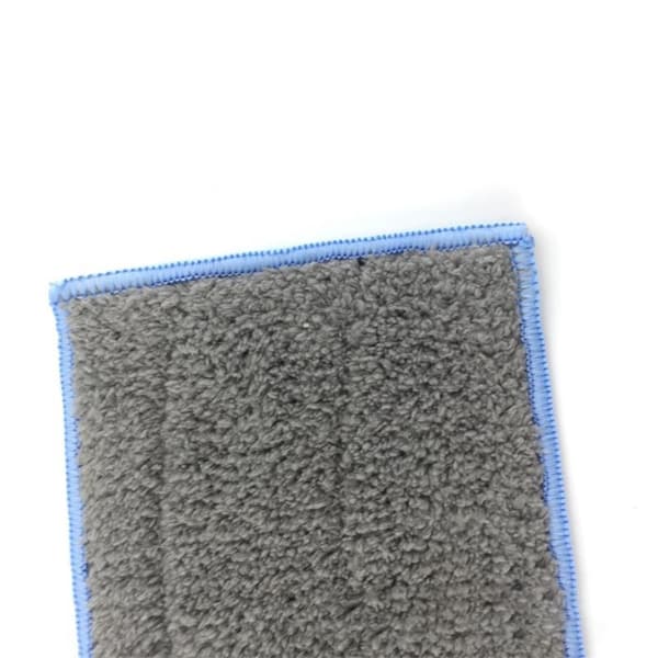 6-pak erstatningsmopper til vådmopning kompatibel med iRobot Braava Jet M6, polyester nylon mikrofiber, grå, 27cm x 11cm vaskbar genanvendelig