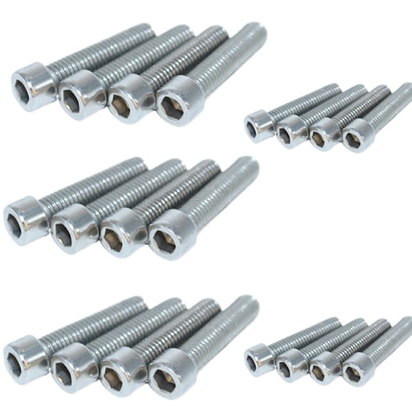 20kpl 10x70mm ruuvit, ruostumaton teräs kuusiokantaruuvit ruuvit