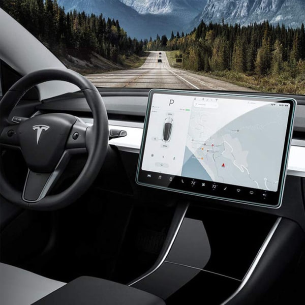 Autonavigaattori ja takanäytön suojakalvo 2023 Tesla Model 3:lle