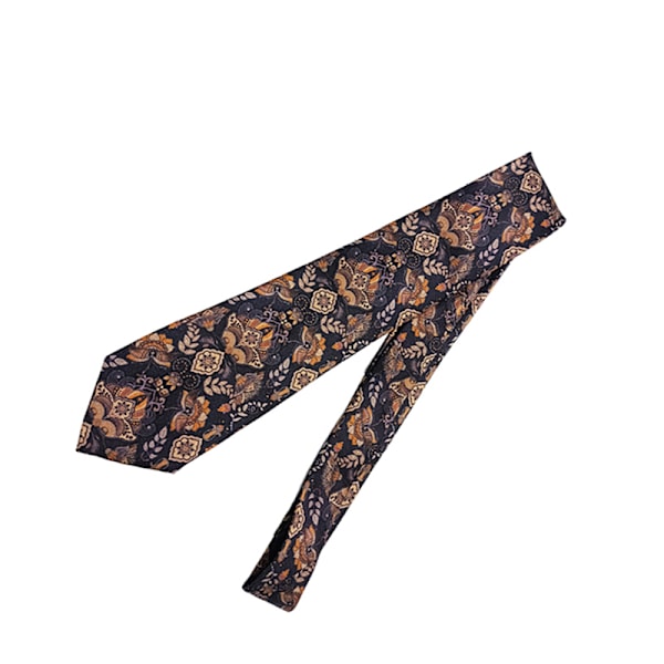 Snygg tryckt slips - SMC-15 | Polyester slips för män