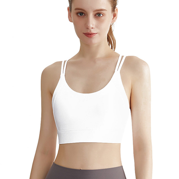 Crisscross Back Yoga Sports BH Hvid M