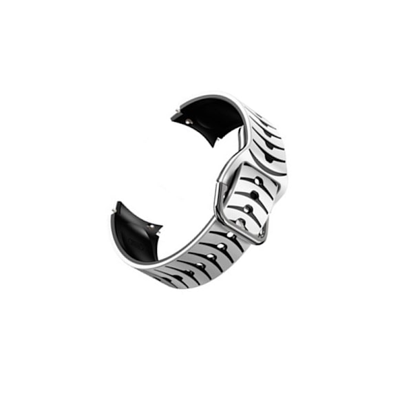 Silikone urrem til Samsung Galaxy Watch 5/4 Sort + Hvid