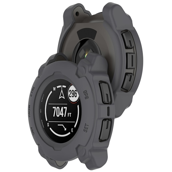Garmin Instinct E (45mm) Silikonisuojakotelo - Harmaa