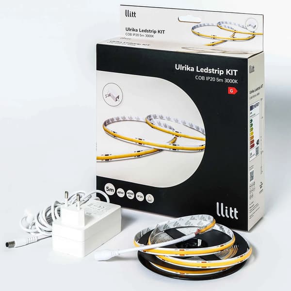 Ulrika Ledstrip kit COB-LED IP20 5m??? 3000K???