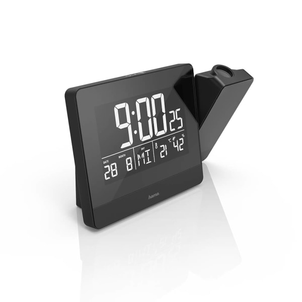 HAMA Väckarklocka Projektion Plus Charge Svart