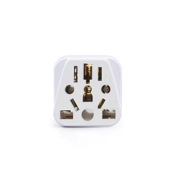 Reseadapter - Europeisk Standard, Ren Koppar White White