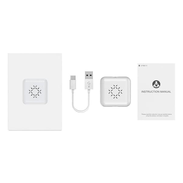Carlinkit U2W MINI langaton adapteri Apple Carplay (valkoinen)