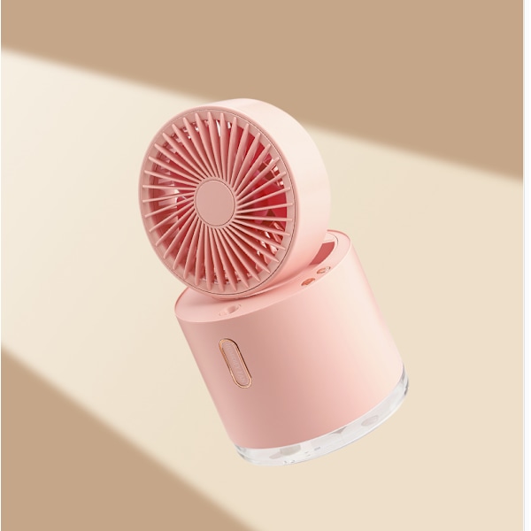D-27 Ny Spray Luftfugtende Ventilator: Hold Dig Kølig og Fugtet Lyserød
