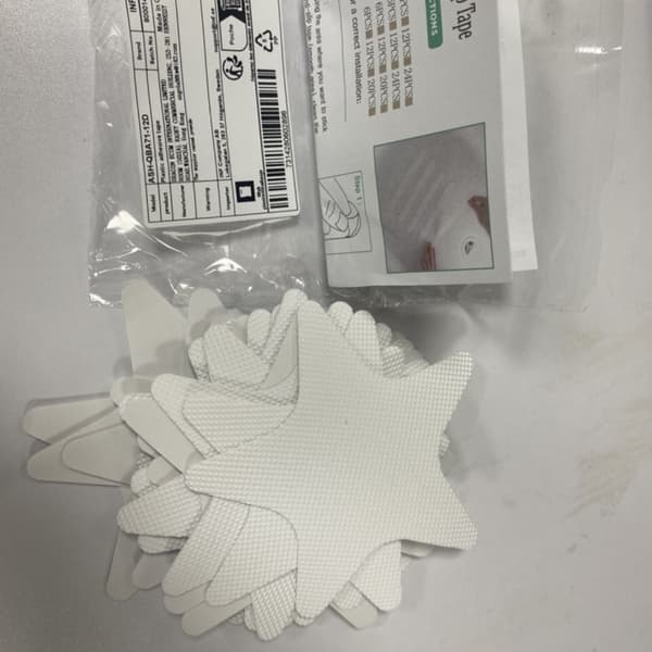 PEVA skridsikker trappebånd, 10 cm, 20 stk. White White