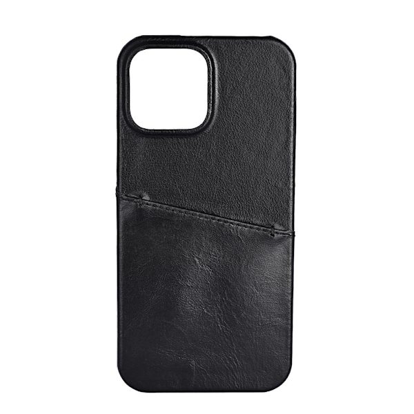 Mobilskal Läder Svart - iPhone 13 Pro Max