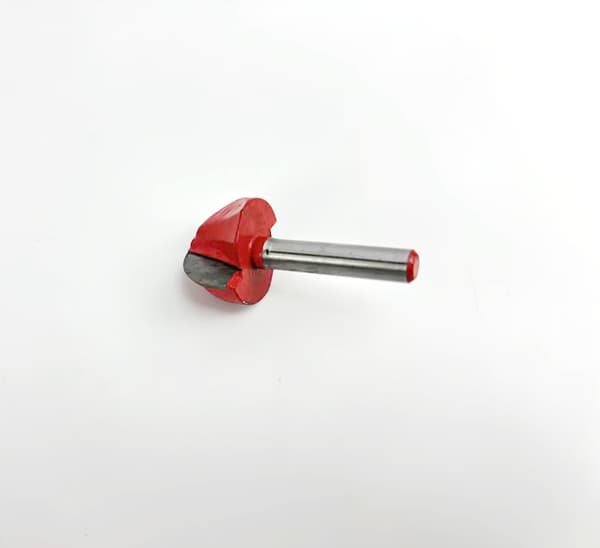 1/4" Rund Router Bit - 25,4 mm Diameter