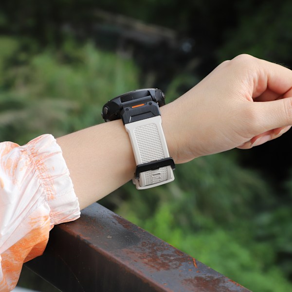 Klockarmband för Garmin Fenix 22mm Ljus färg: Vit