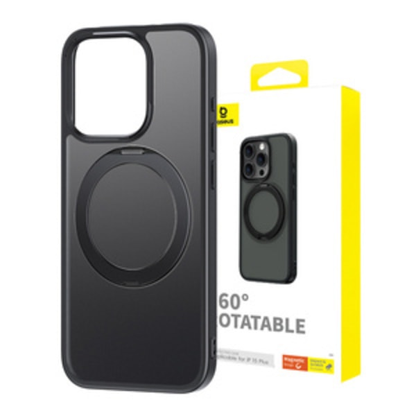 Magnetisk telefoncover til iPhone 15 Plus Baseus CyberLoop Series (sort)