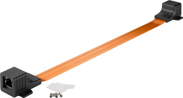 RJ45 LAN vinduesgennemføring ultra-slim 0,25 m