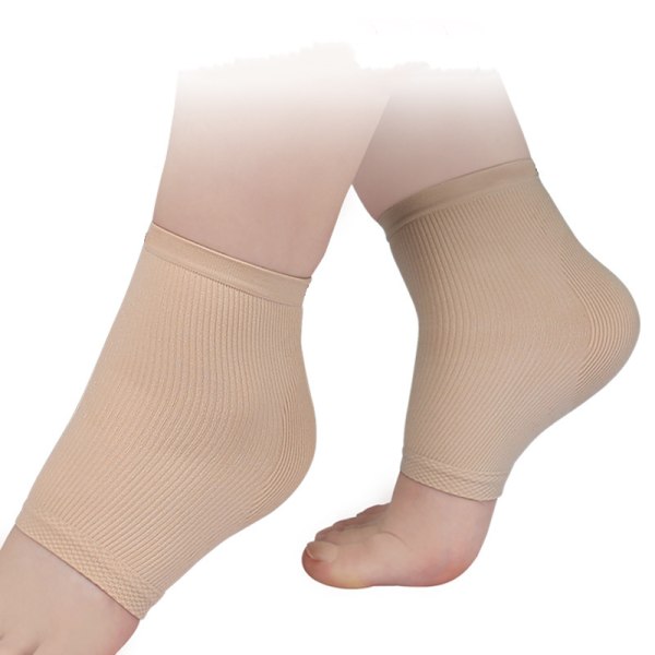 Hælstrømper skridsikre sokker med åben tå Brun