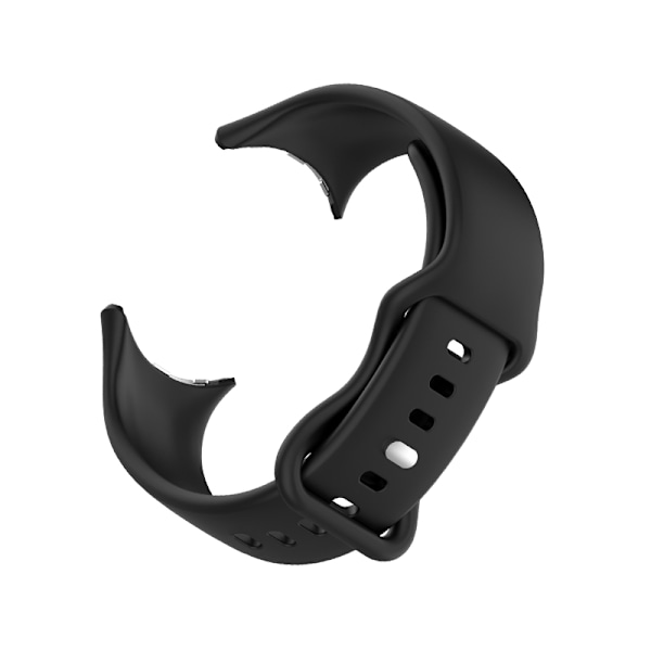 Silikoninen ranneke Google Pixel Watch 3 -älykellolle (45 mm) Musta