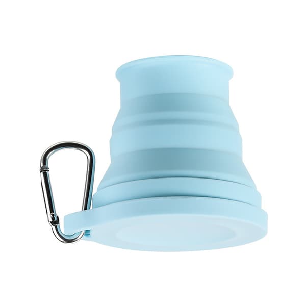 Hopfällbar mugg - 180 ml, bärbar och läckagesäker Blue Blue