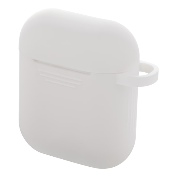 Silikonskal för AirPods 1/2, nyckelringshål, greppvänlig