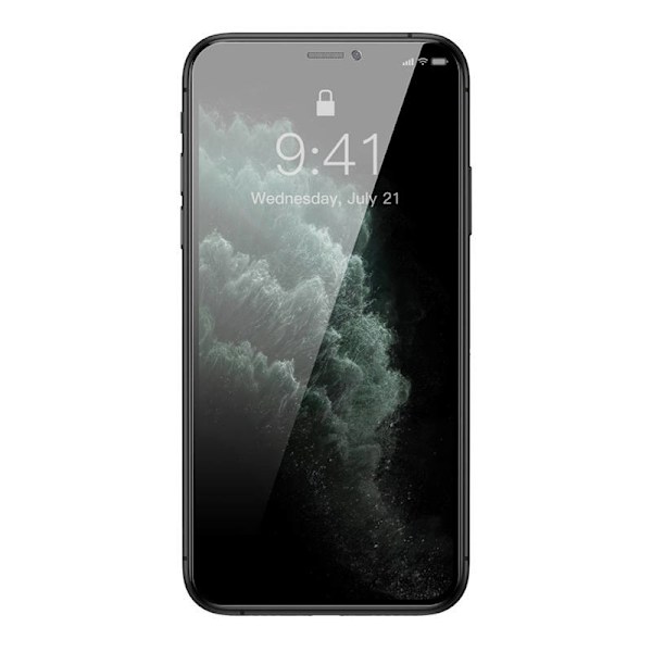 Baseus Crystal Privacy Protection Härdat glas 0,3 mm för iPhone X/XS