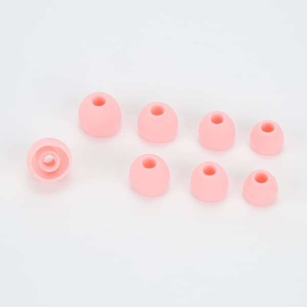 Silikone støjreducerende ørepropper med ringdesign, velegnet til side-sovende, ideel til kollegieværelser og studerende Pink Pink