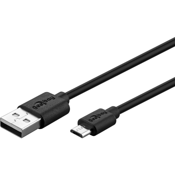 Goobay Micro-USB-kabel för laddning och synkronisering