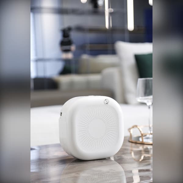 Smart Aromadiffuser: Knapp, Bluetooth, WiFi & APP-kontroll, Tidsinställd Doftspridare, 500ml Kapacitet White White