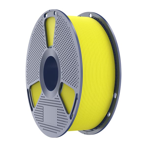 Sunlu PETG-filament med høj hastighed og mat overflade, gul – til FDM 3D-print