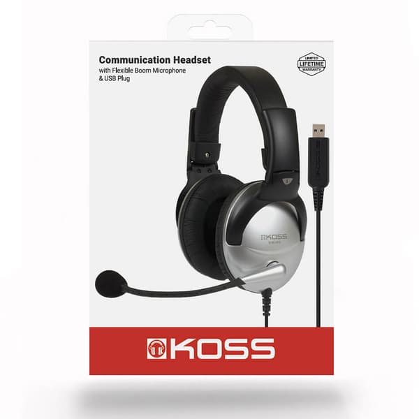 Multimedia Headset SB45 Sort/Sølv USB Mic