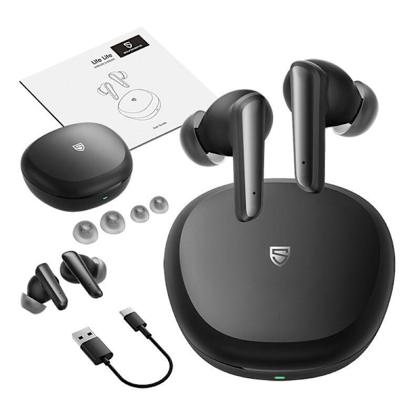 TWS Soundpeats Life Lite hovedtelefoner (sort)