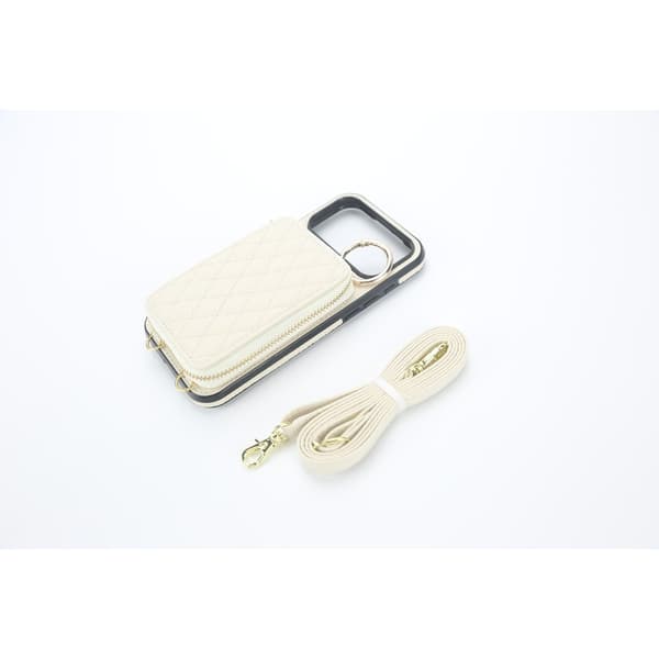 Chic Lychee Textur PU Läder Plånboksfodral kompatibelt med iPhone 17 Pro Max - Korthållare & Ställ