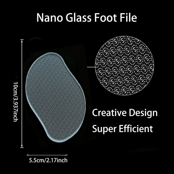 Fotfil i glas Transparent