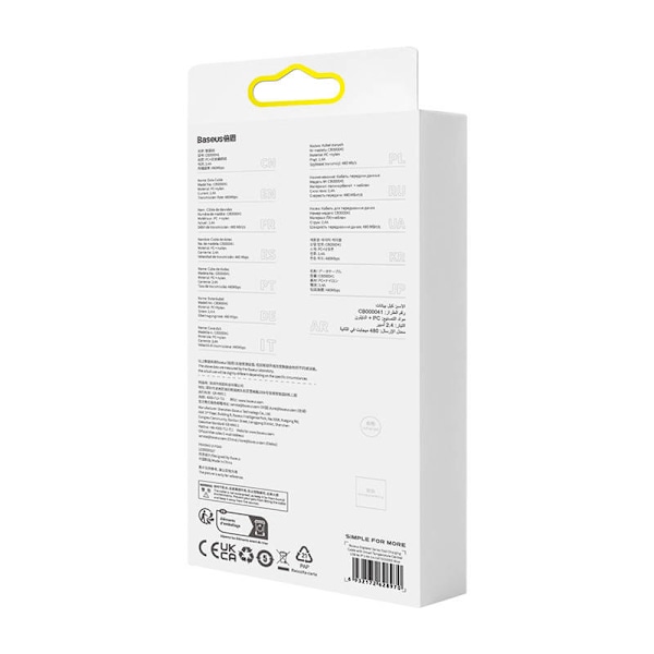 Hurtigopladningskabel Baseus Explorer USB til Lightning 2.4A 1M (blå)