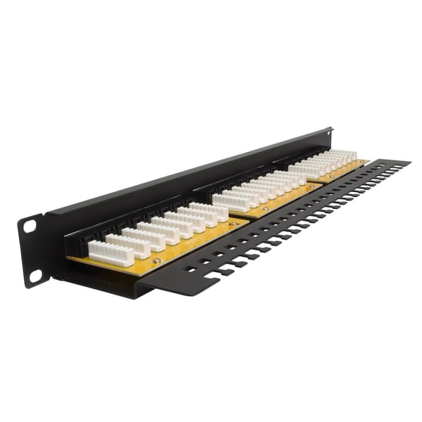 TRIAX Patch Panel 19" 1U Krone CAT6 UTP 24 Portar