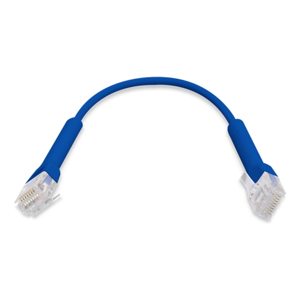 UniFi Ethernet Patch Cable Bendable booted RJ45 blue