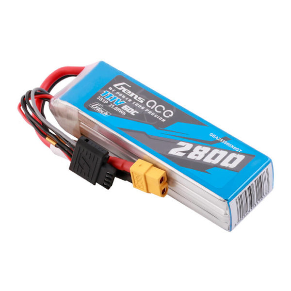 Gens ace G-Tech Soaring 2800mAh 11,1V 60C 3S1P LiPo XT60