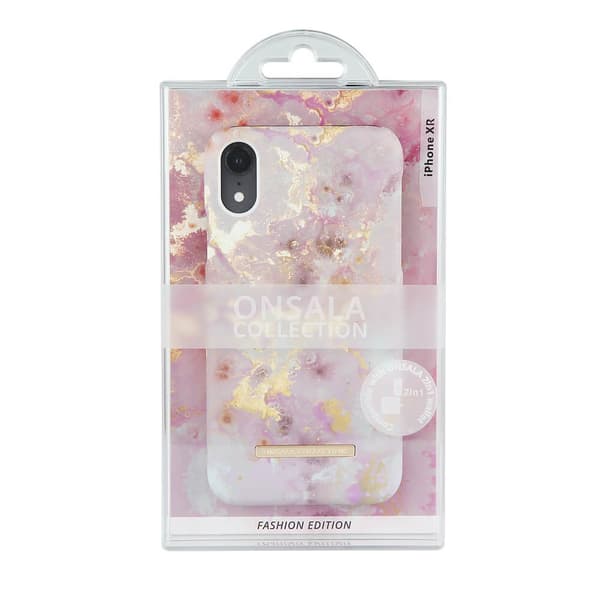 COLLECTION Mobil Cover Shine RoseGold Marble iPhone XR