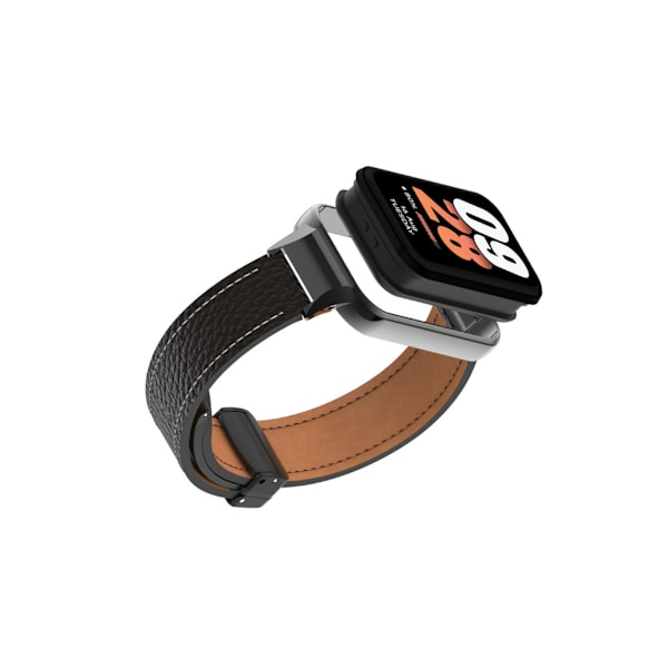 Redmi Band 2 Magnetisk läderrem Svart